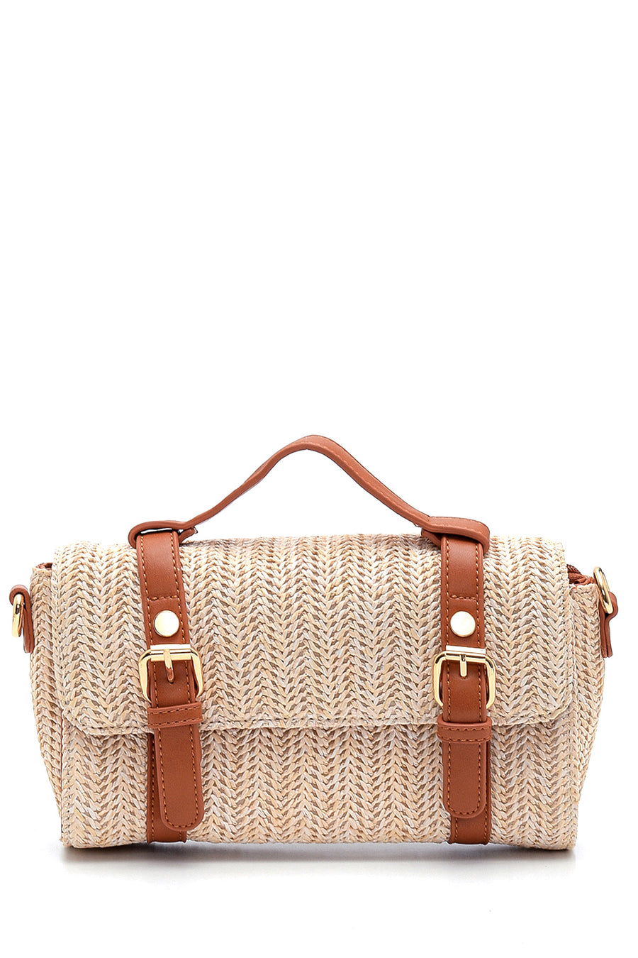 Women's Straw Detailed Crossbody Bag 21SBD2752M7 | Derimod