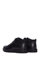 Men's Black Leather Casual Boots | Derimod