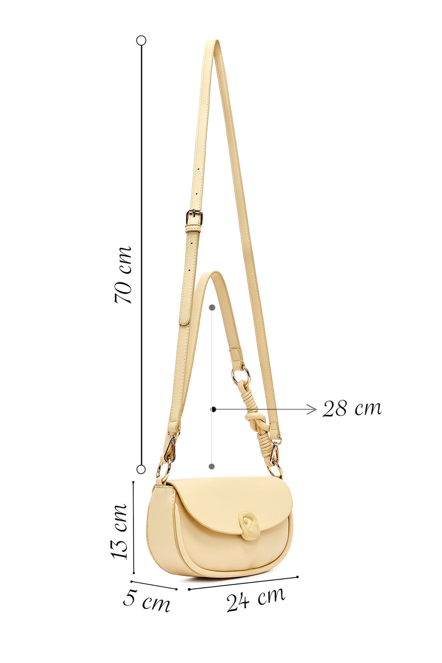 Women's Yellow Shoulder Bag