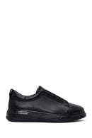 Erkek Siyah Deri Sneaker | Derimod