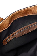 Woman Black Long-Strap Fabric Shoulder Bag | Derimod