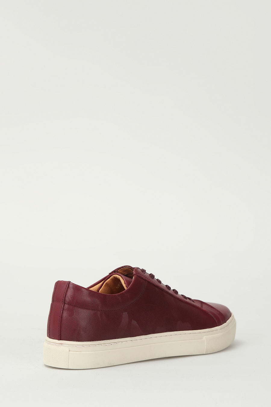 Kamuflaj Desen Erkek Deri Sneaker