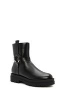 Women's Black Zipper Boots | Derimod