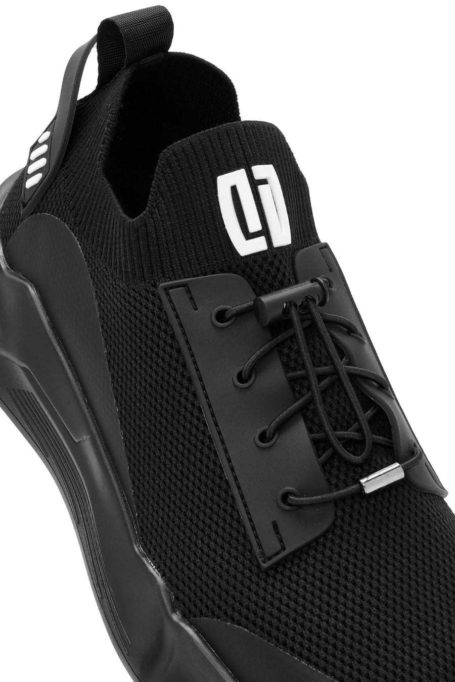 Erkek Siyah Bağcıklı Kumaş Sneaker