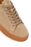 Male Beige Lace-up Suede Casual Sneaker | Derimod