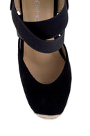 Women's Leather Suede Detailed Espadrilles | Derimod