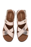Kadın Platin Comfort Sandalet | Derimod