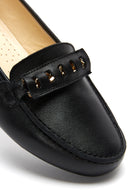 Kadın Siyah Deri Loafer | Derimod