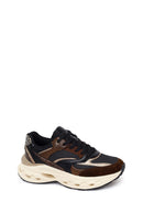 Woman Brown Lace-Up Chunky Sneaker | Derimod