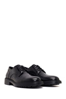 Male Black Lace-up Leather Casual Shoes | Derimod