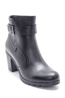 Women's Leather Heeled Boots | Derimod