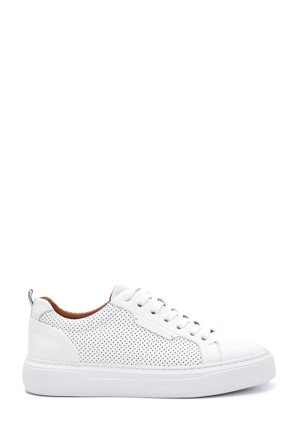 Erkek Deri Delikli Sneaker