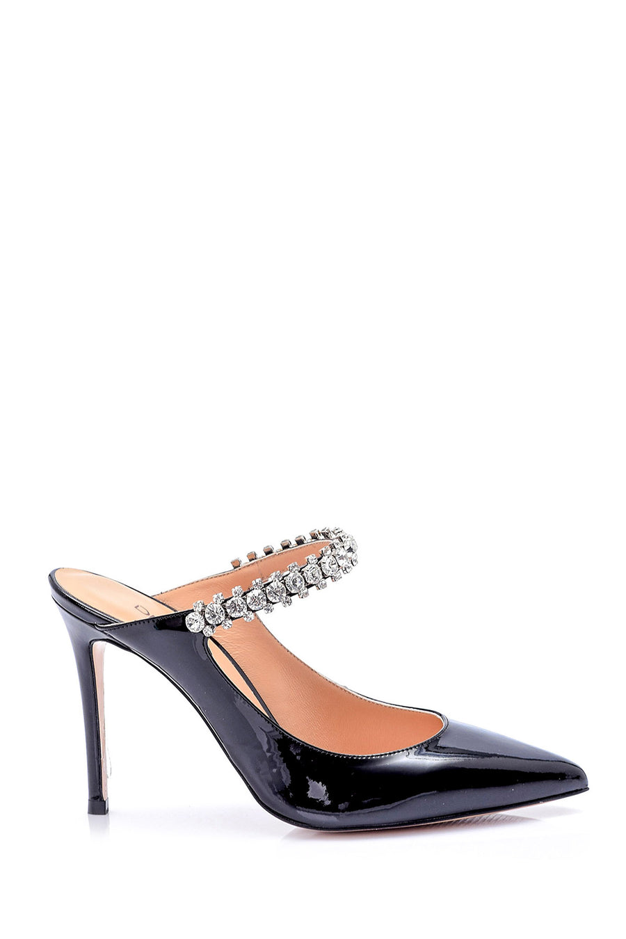 Women's Stone Detailed Heeled Slippers 19SFD164816 | Derimod