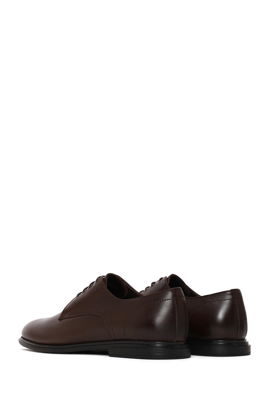 Male Brown Lace-up Leather Casual Shoes