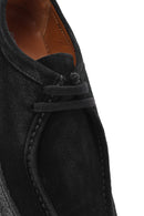 Men's Black Lace-Up Suede Leather Casual Shoes | Derimod
