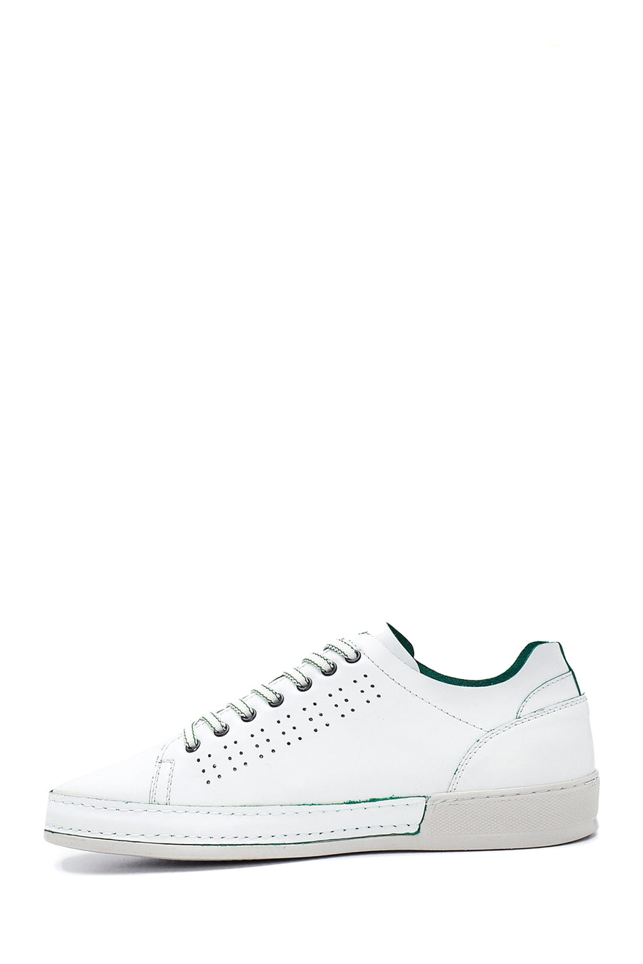 Erkek Beyaz Deri Sneaker