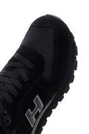 Hammer Jack Erkek Siyah-Füme Peru Süet Deri Sneaker | Derimod