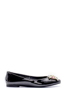 Women's Stone Patent Leather Shoes | Derimod
