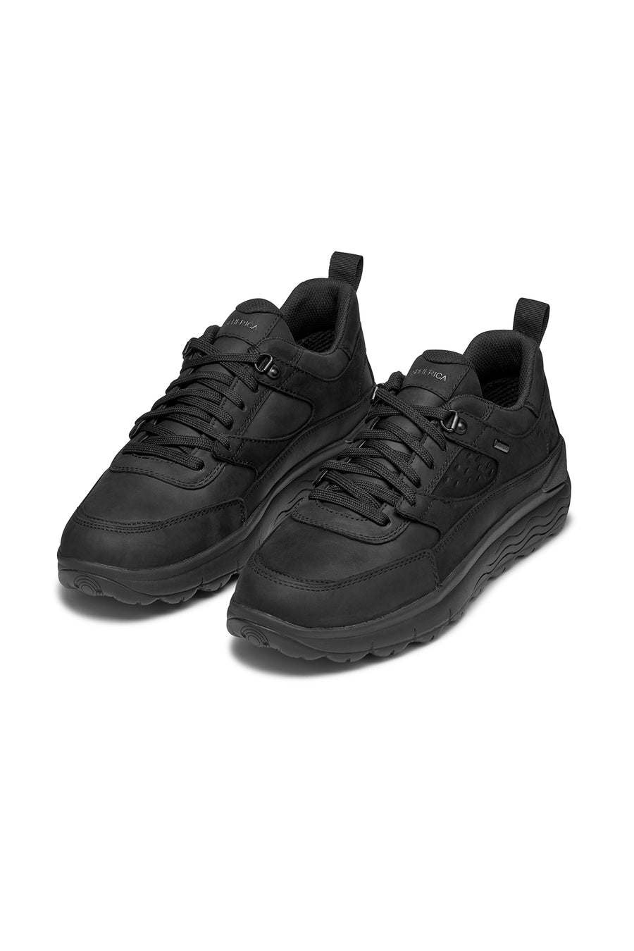 Geox Erkek Siyah U Spherica 4x4 B Abx D Waterproof Deri Sneaker