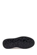 Erkek Siyah Kalın Tabanlı Deri Sneaker | Derimod