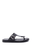 Men's Leather Flip Flops | Derimod