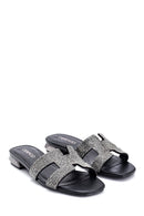 Women's Stone Detailed Casual Slippers | Derimod