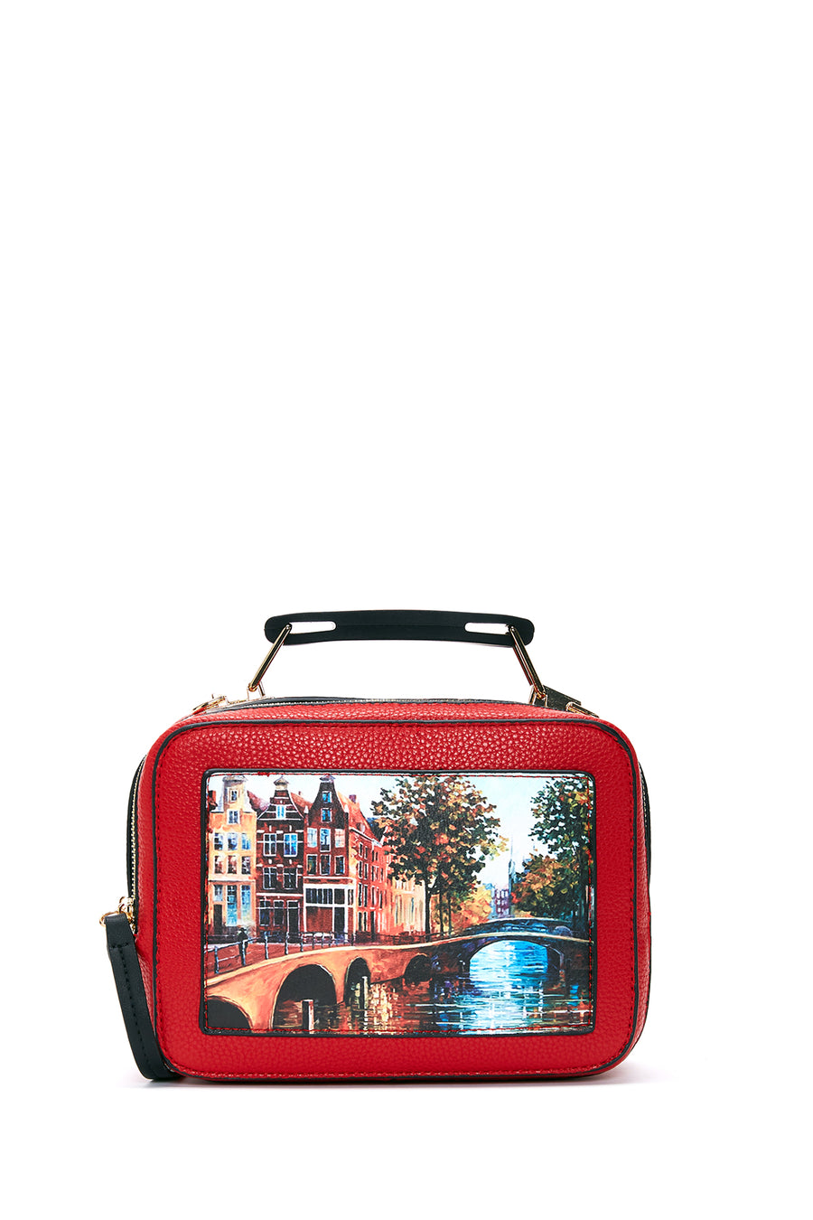 Women's Red Casual Shoulder Bag