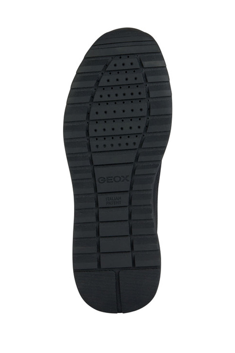 Geox Erkek Siyah Bağcıklı Deri Sneaker