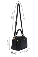 Woman Black Long-Strap Crossbody Bag | Derimod