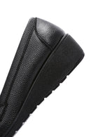 Women's Black Wedge Heel Loafer | Derimod