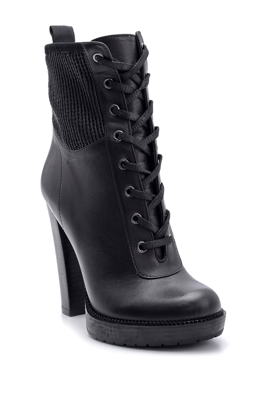 Women's Leather Heeled Boots
