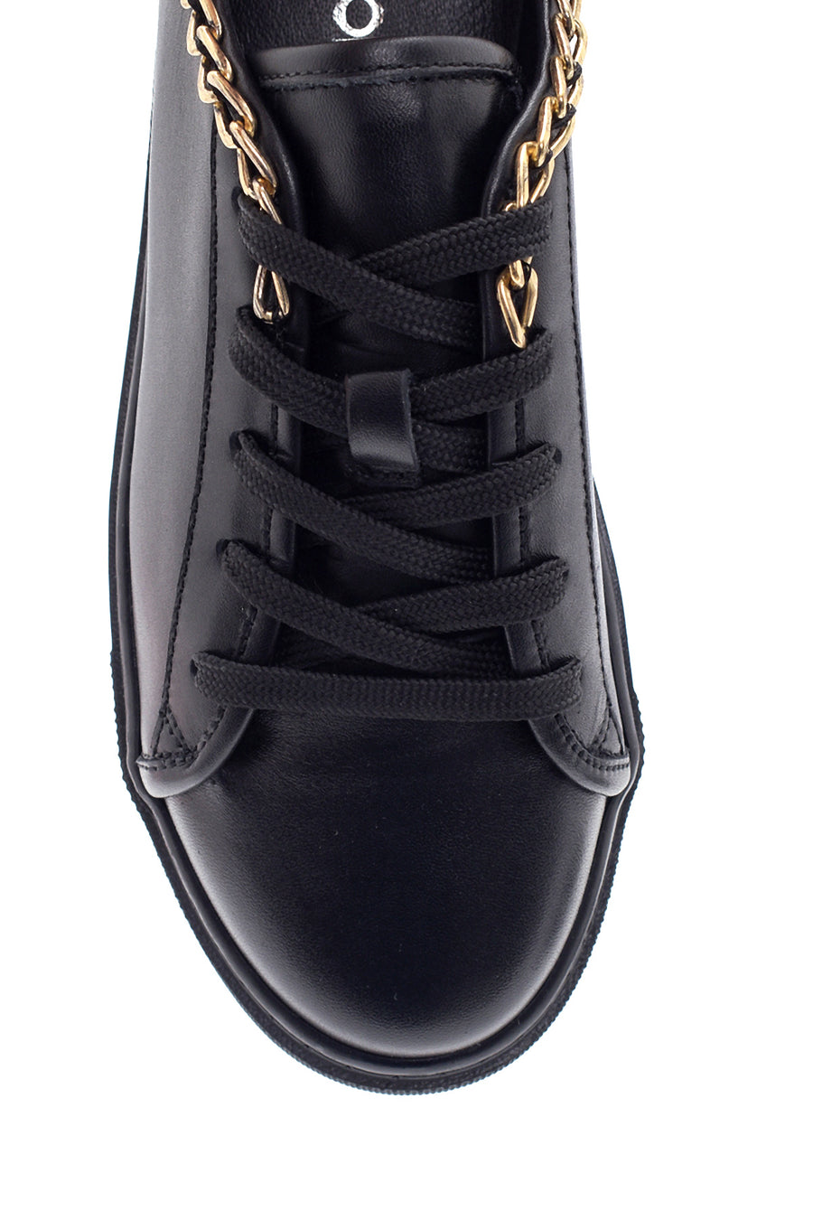 Kadın Deri Zincirli Sneaker