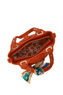 Woman Orange Long-Strap Mini Shoulder Bag | Derimod