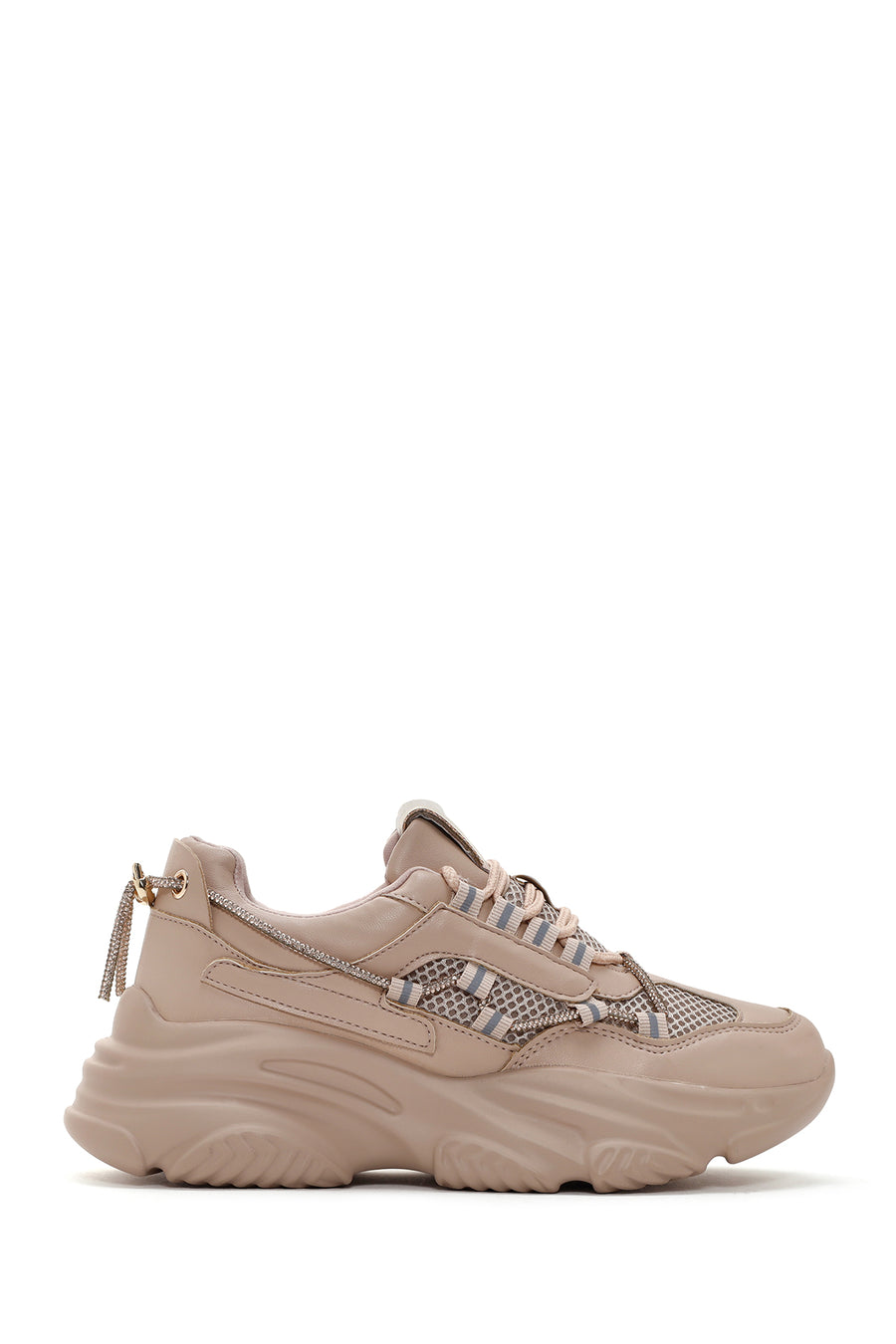 Women's Dark Powder Thick Soled Sneaker 23WFD430914 | Derimod