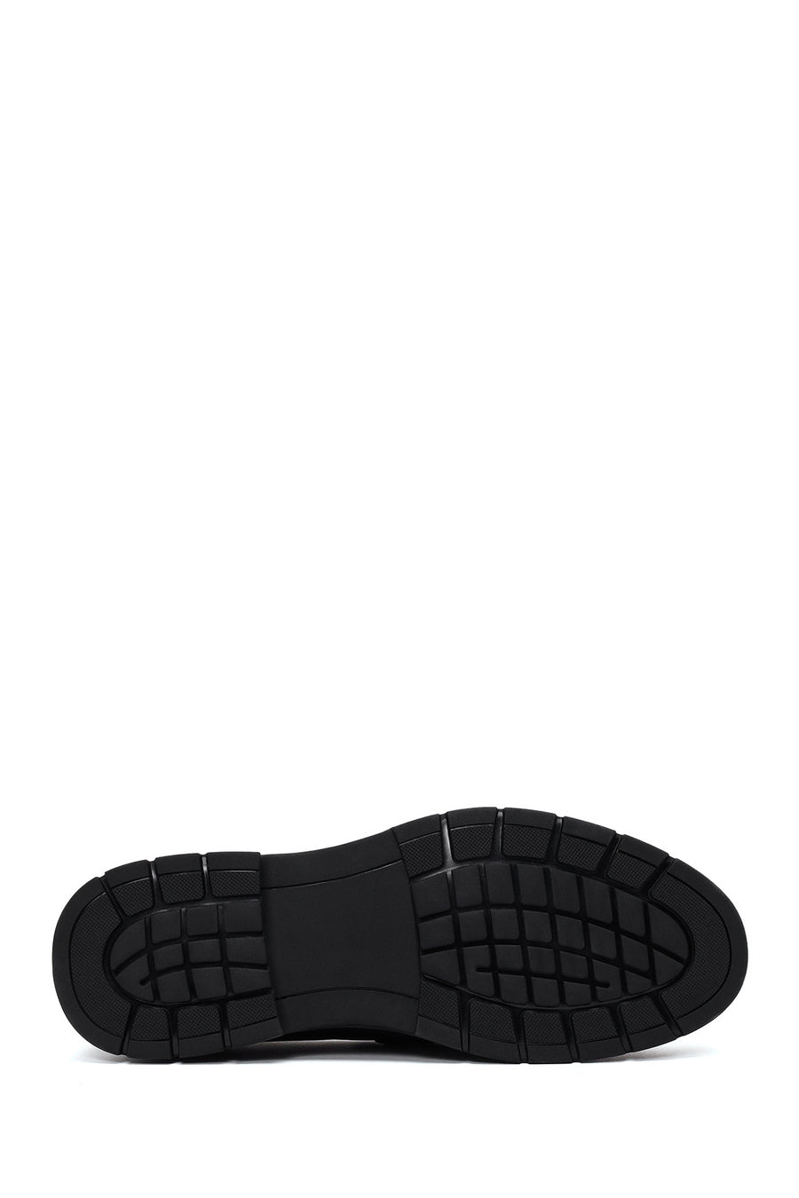 Erkek Kahverengi Tokalı Deri Casual Loafer