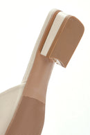 Women's Cream Accessory Leather Slippers | Derimod