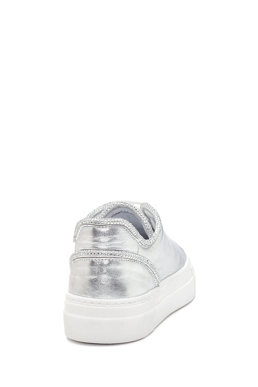 Kadın Deri Metalik Sneaker