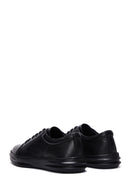 Men's Black Leather Sneaker | Derimod