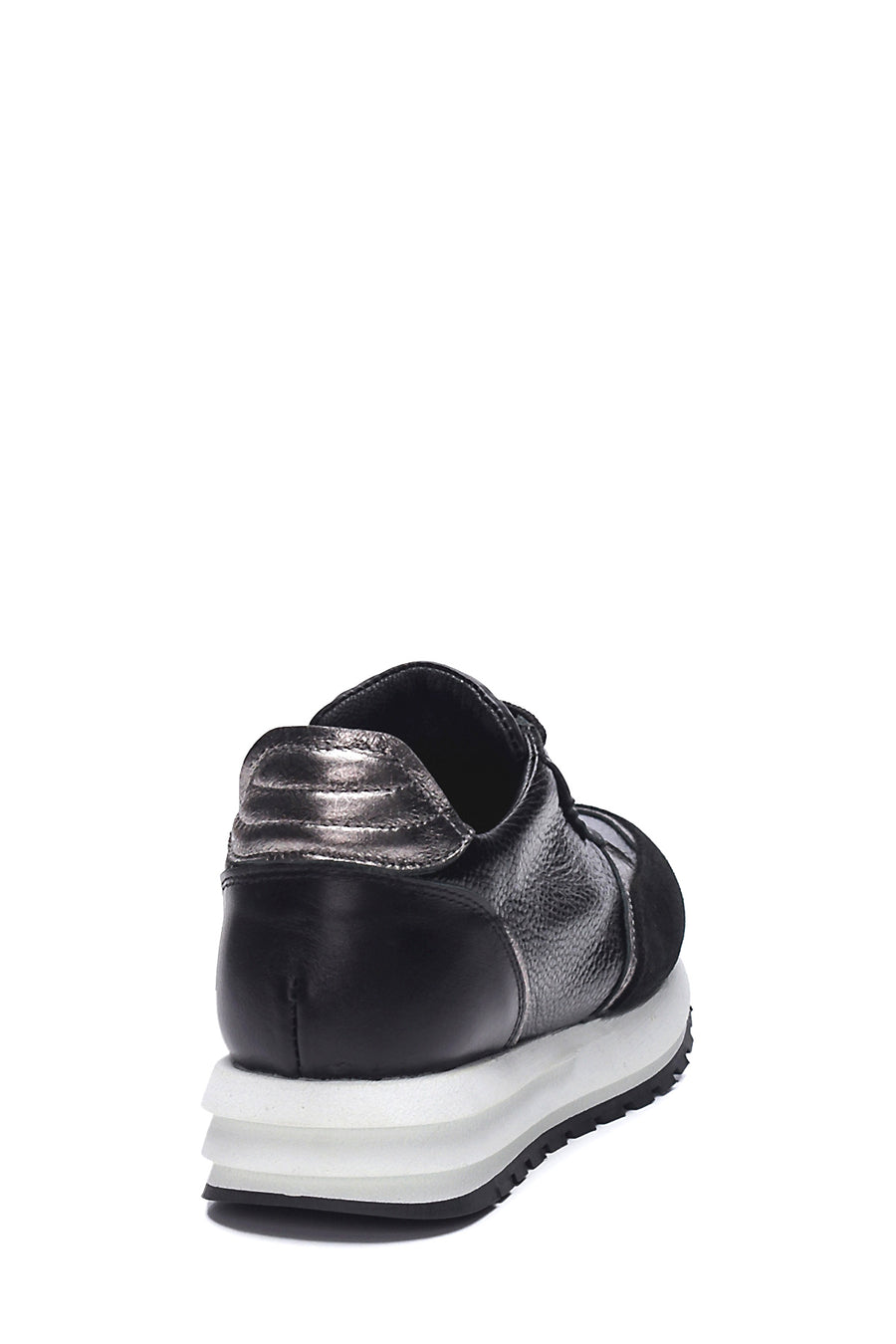 Kadın Deri Kalın Taban Sneaker