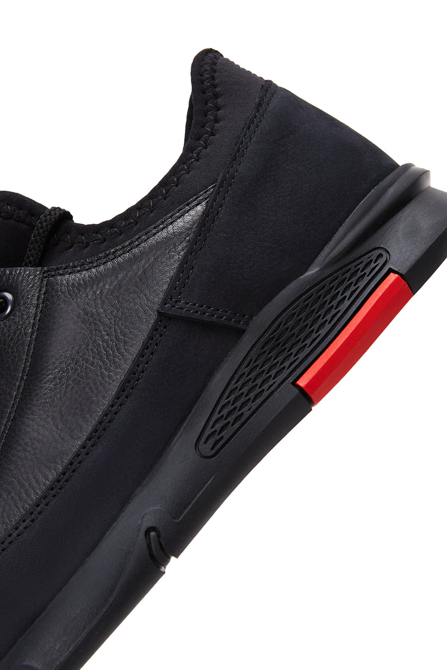 Erkek Siyah Deri Sneaker