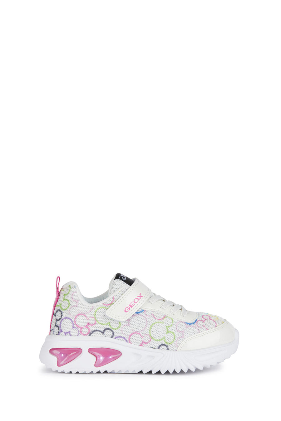 Geox Kız Çocuk Beyaz Assister Bantlı Deri Sneaker