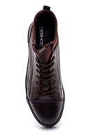 Erkek Deri Boğazlı Sneaker | Derimod