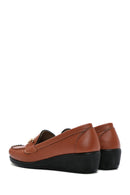 Kadın Taba Dolgu Topuk Loafer | Derimod