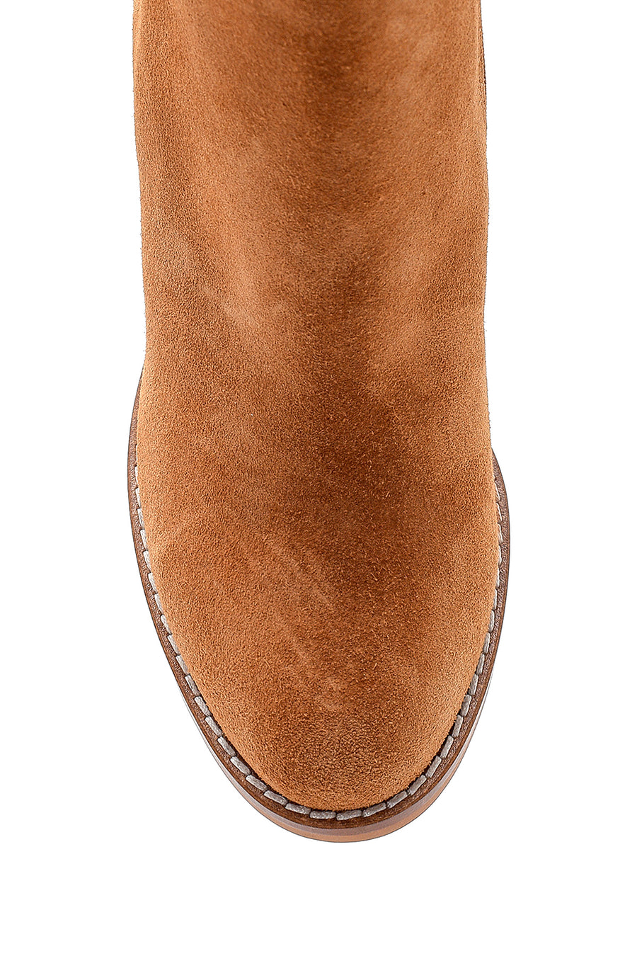 Women's Suede Zipper Detailed Heeled Boots