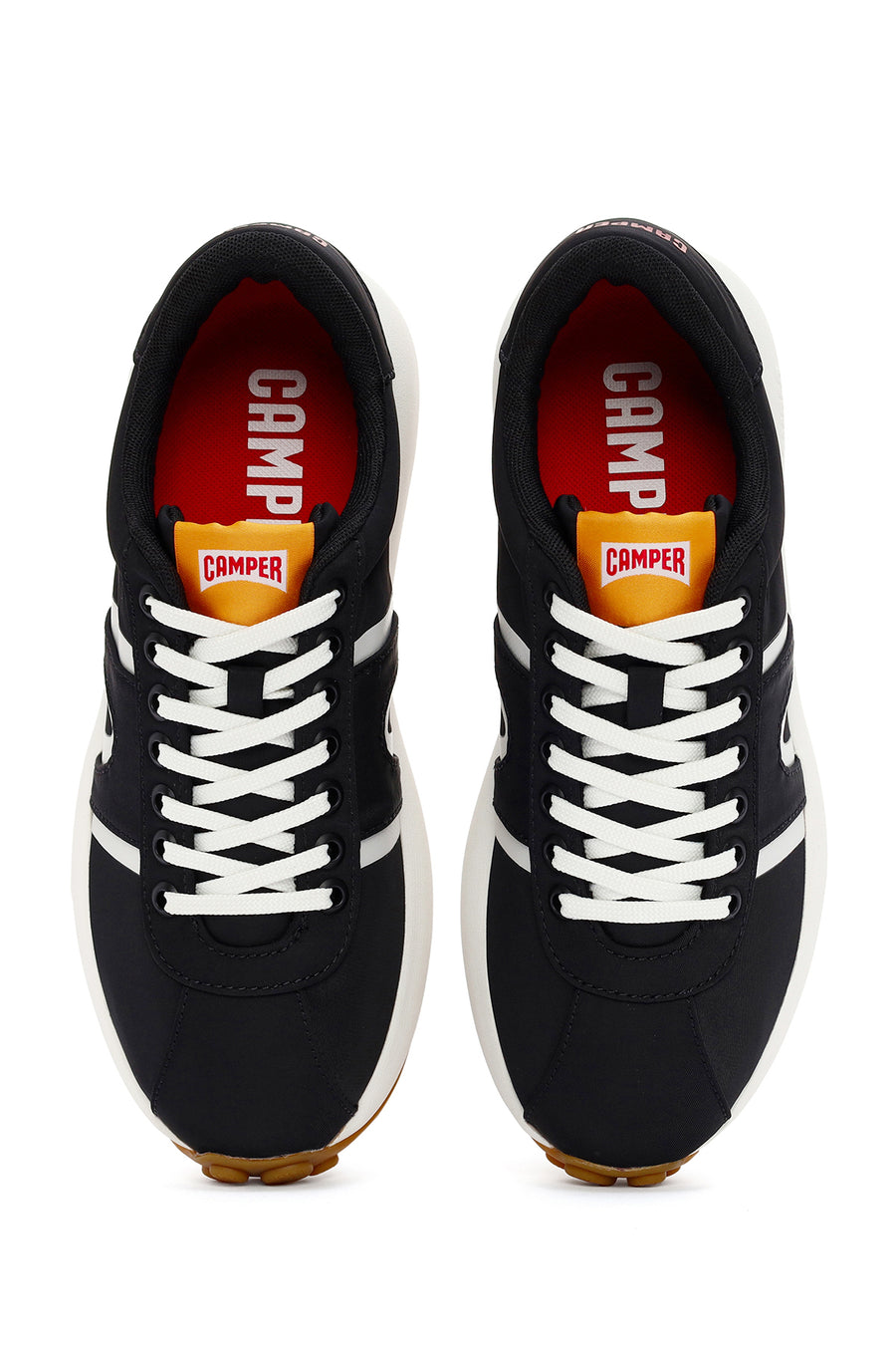 Camper Erkek Siyah Pelotas Athens Bağcıklı Kumaş Sneaker