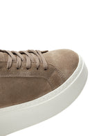 Kadın Vizon Süet Deri Kalın Tabanlı Sneaker | Derimod