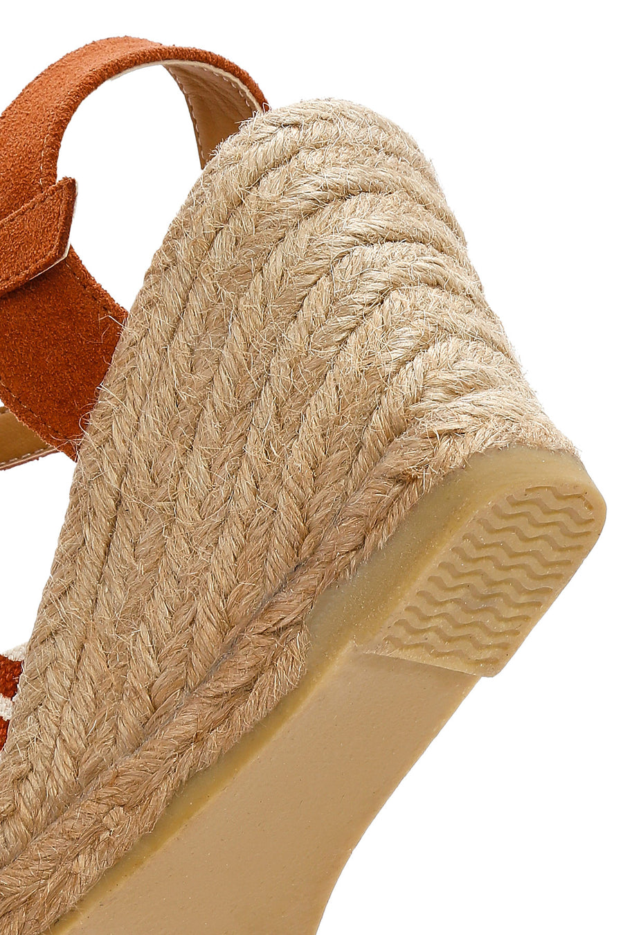 Kastamonu Stone Print Women's Taba Patterned Wedge Heeled Espadrille Sandals