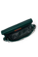 Woman Green Printed Mini Crossbody Bag | Derimod