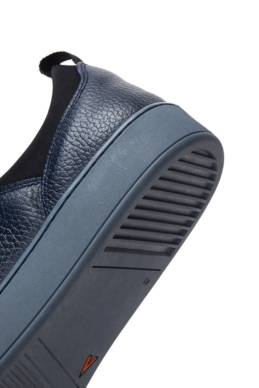 Erkek Lacivert Deri Sneaker