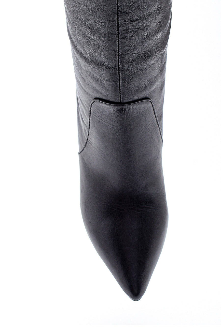 Women's Leather Thin Heeled Boots
